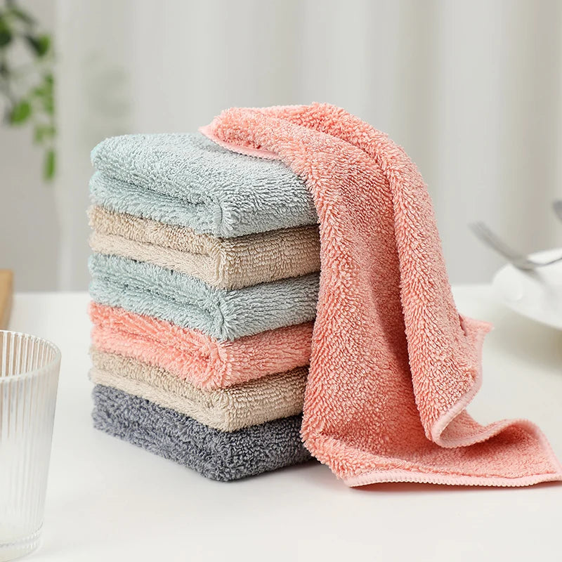 4 piece or 8 piece MUCH NEEDED Microfiber kitchen towels, perfect for wet or dry use