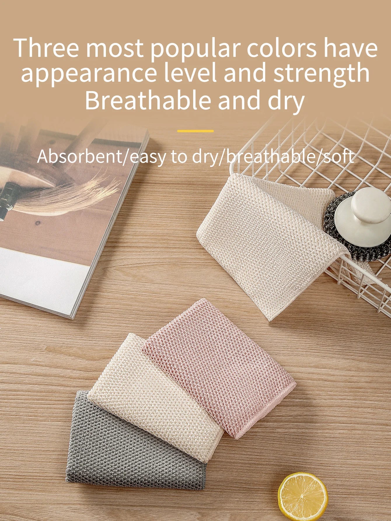 4 piece or 8 piece MUCH NEEDED Microfiber kitchen towels, perfect for wet or dry use