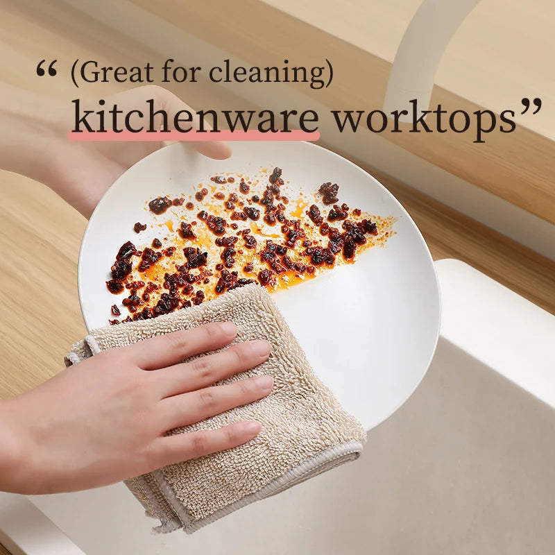 4 piece or 8 piece MUCH NEEDED Microfiber kitchen towels, perfect for wet or dry use