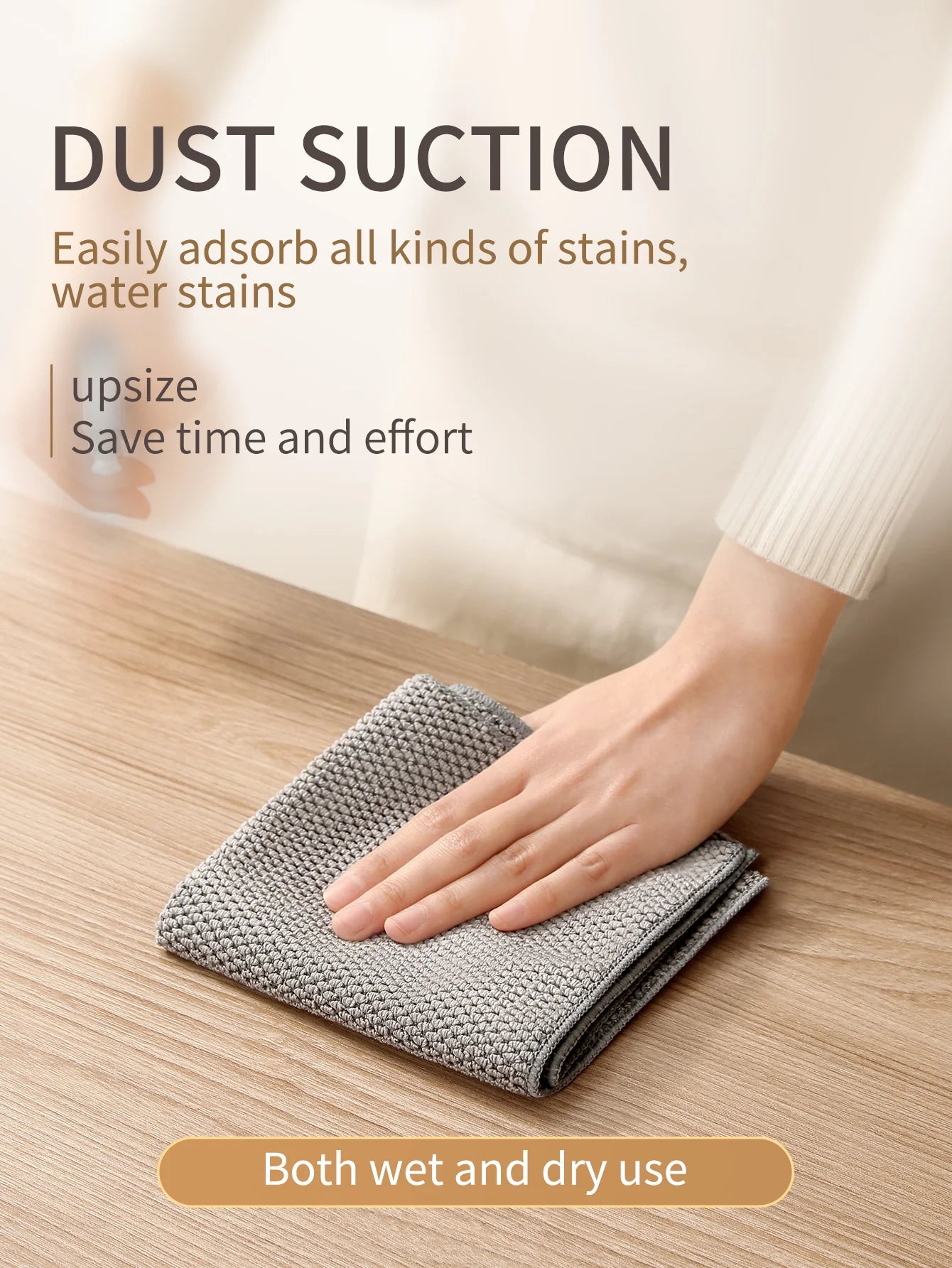 4 piece or 8 piece MUCH NEEDED Microfiber kitchen towels, perfect for wet or dry use